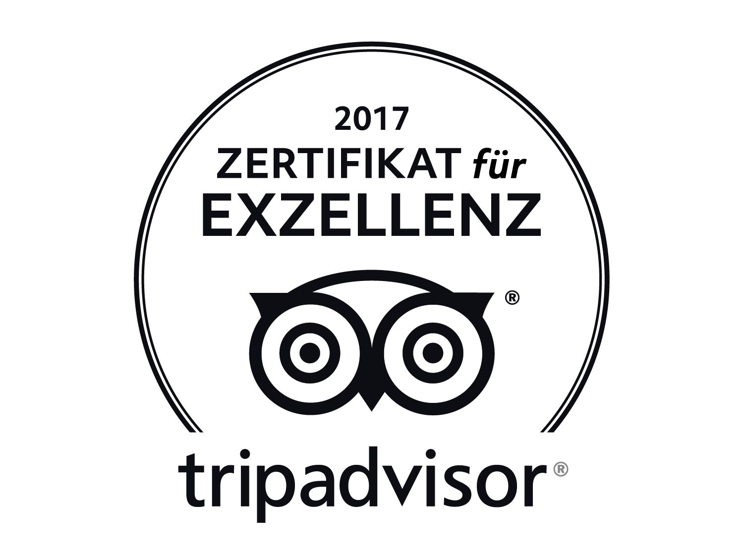 Tripadvisor - Zertifikat Exzellenz